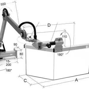 Dispositivo di protezione MACK per fresatrici 620 mm ZE-FS02-620