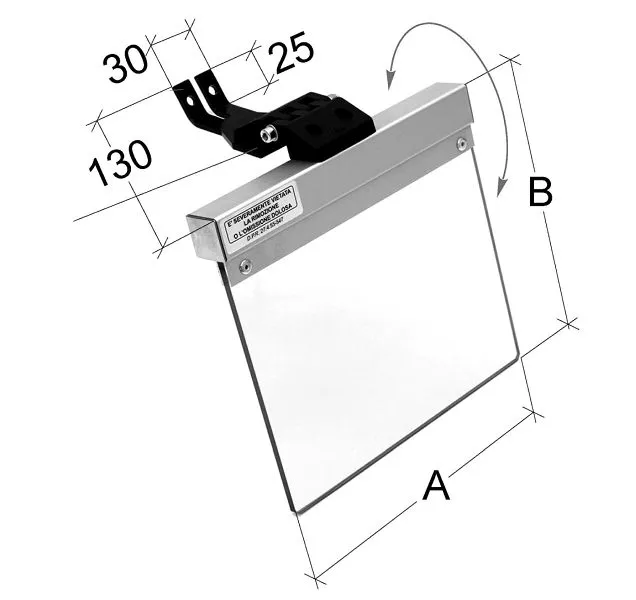 Dispositivo di protezione MACK per rettificatrici 160 mm ZE-SMS02-160