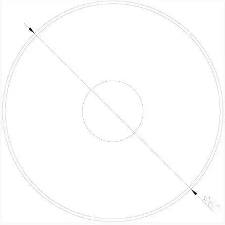 Lumien Accessory, Minuscolo Light 6" Ground Cover Plate, Single Hole