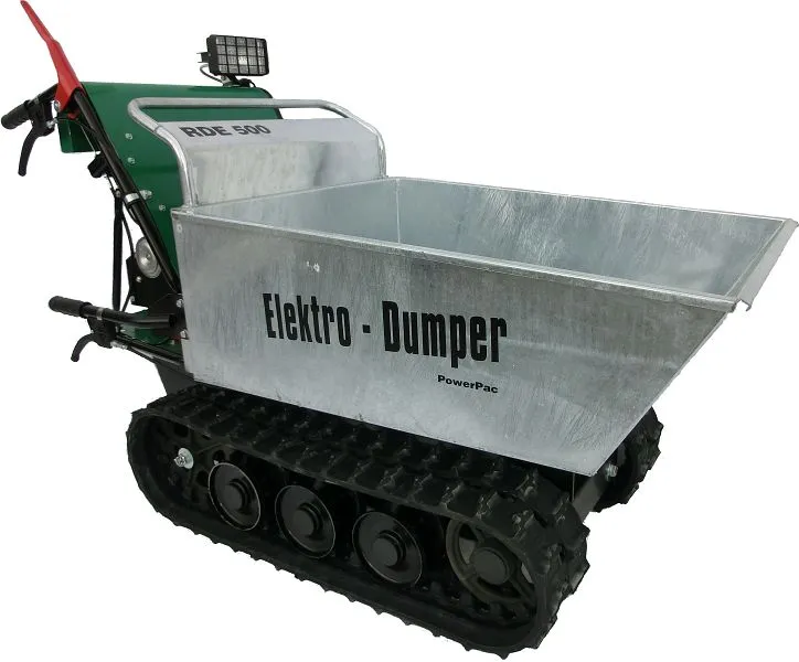 PowerPac AKKU cingolato dumper dumper serbatoio argento RDE500M