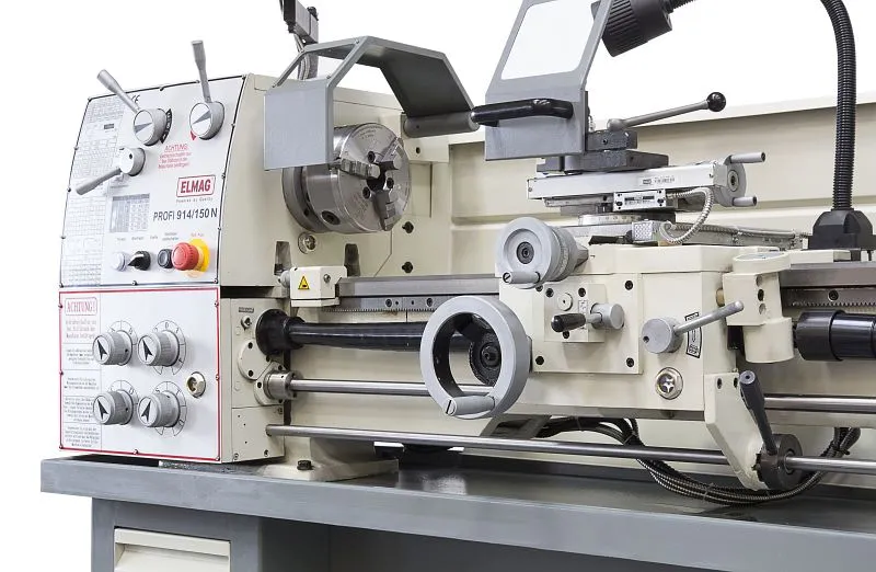 Tornio universale ELMAG PROFI 914/150 N incluso 'set' portautensili cambio rapido sistema Multifix 88004