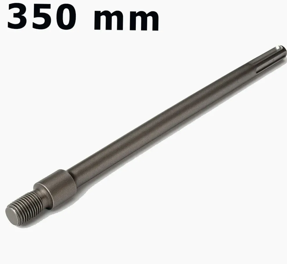 Asta barra 350 mm per fresa/carotatrice – Attacco SDS Plus