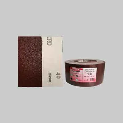 CARTA ABRASIVA 'CRD' Grana 220 - rotolo mm 115x100 mt. Prezzo per Metro lineare.