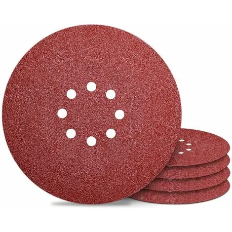 disco abrasivo velcrato 'fai da te' ø 150 mm - grana 50 - 6 pezzi