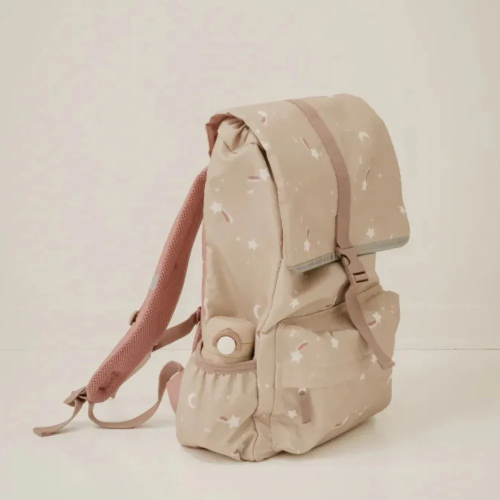 Fabelab Zaino per bambini Large Shooting Star Caramello