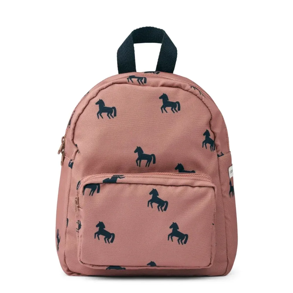 Liewood Zaino per bambini Allan Horses Rosetta scuro