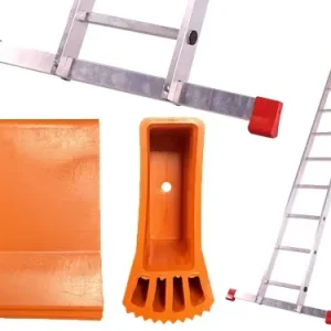 Piedini per scale alluminio appoggio StepUp con stabilizzatore. Prezzo per Pezzo.