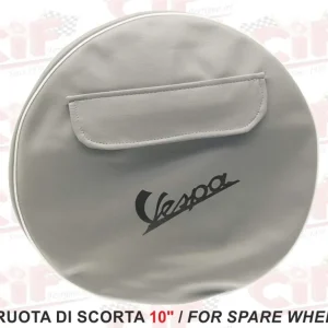 Copriruota di scorta grigio universale per Vespa con ruota da 10