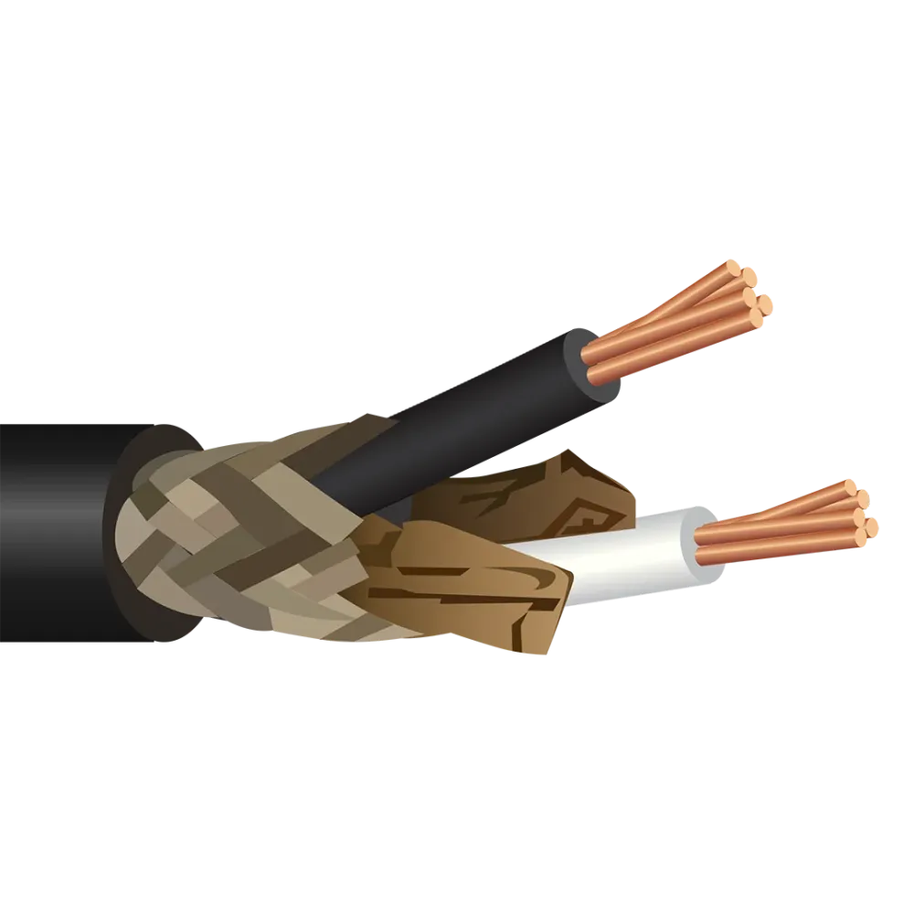 Shipboard Cable LSDHOF-23 7 AWG 2 Conductor EPR Insulation Polyolefin (Conforme Normativa EN)
