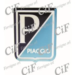 Targhetta stemma adesivo resinato per Piaggio Vespa vecchi modelli