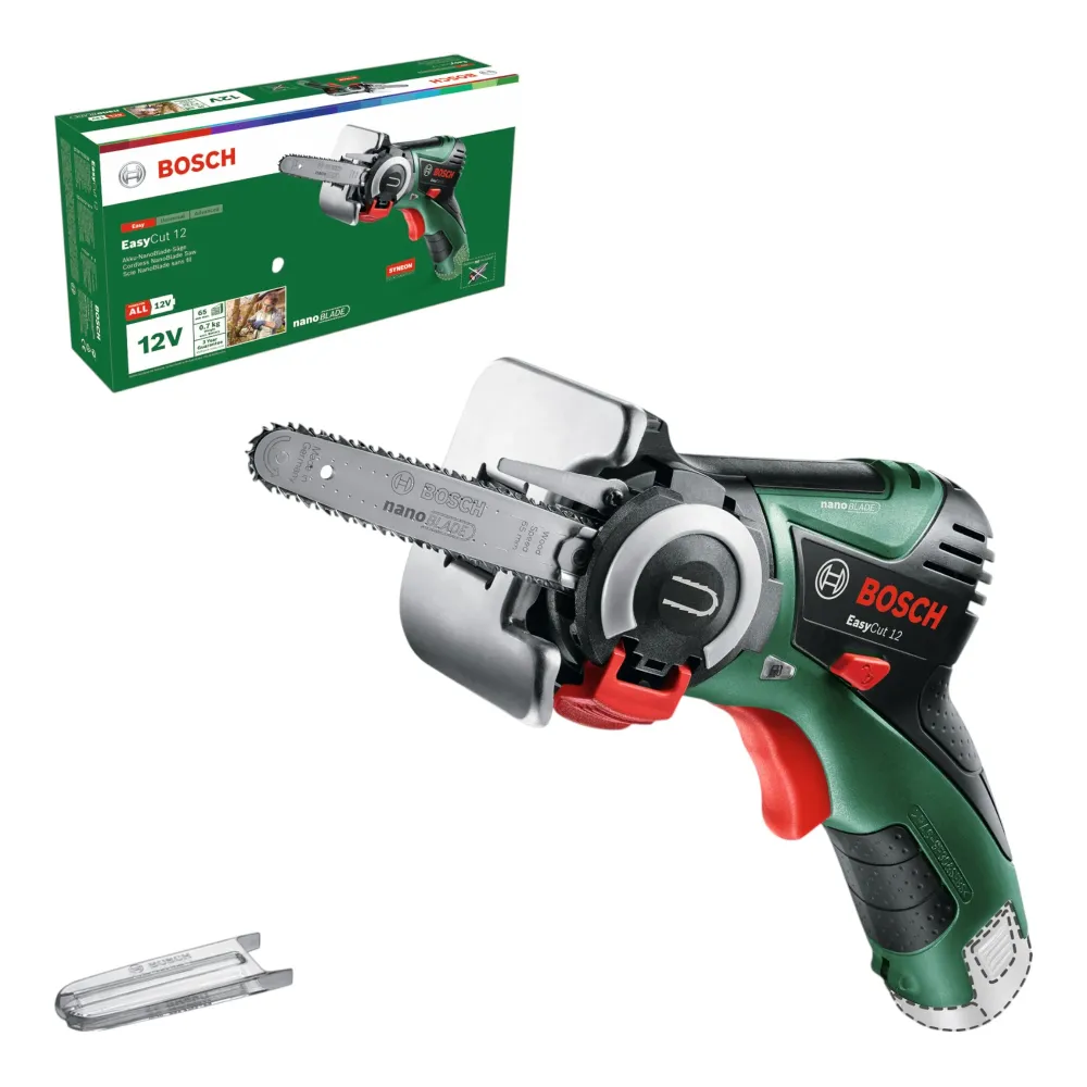 Bosch EasyCut 12 sega batteria 12 V 65 mm mini motosega ( 06033C9001 ) Solo - senza batteria, senza caricabatteria