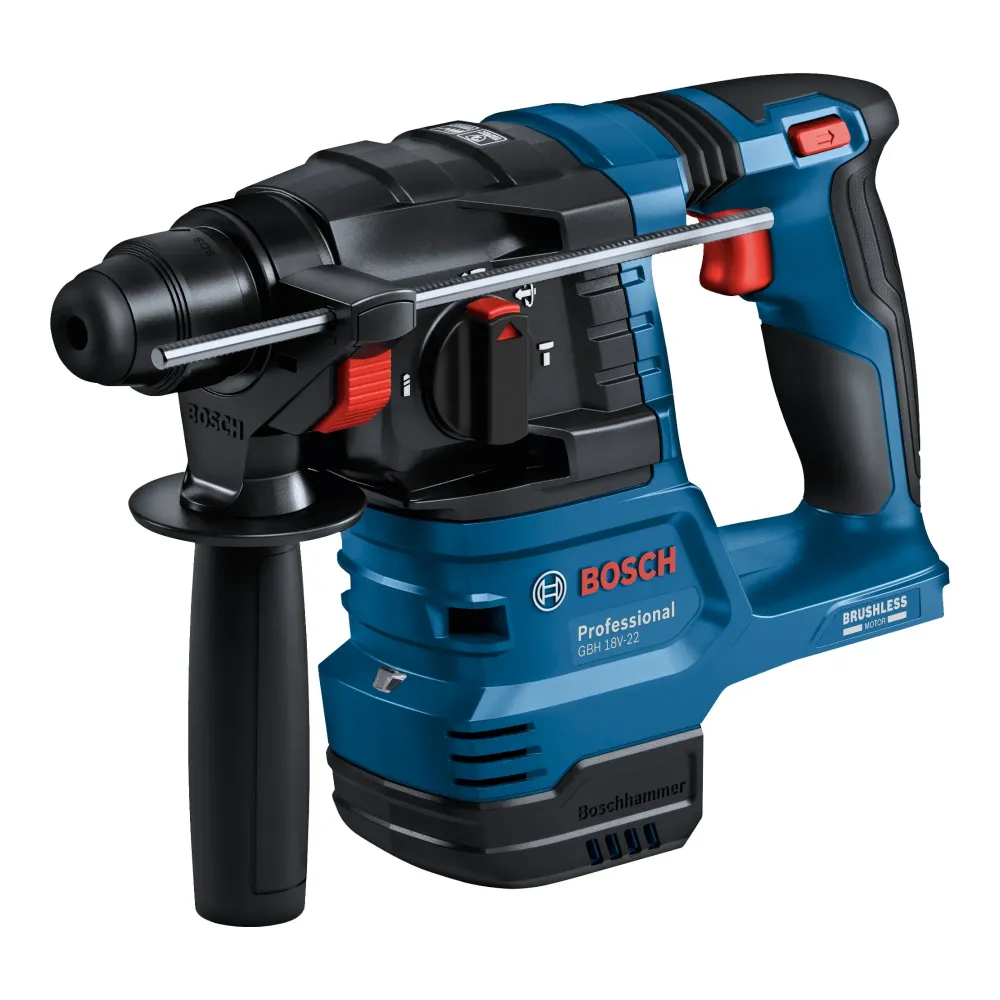Bosch GBH 18V-22 Professional Martello perforatore batteria 18 V 1,9 J SDS Plus Brushless ( 0611924001 ) + L-Boxx - senza...