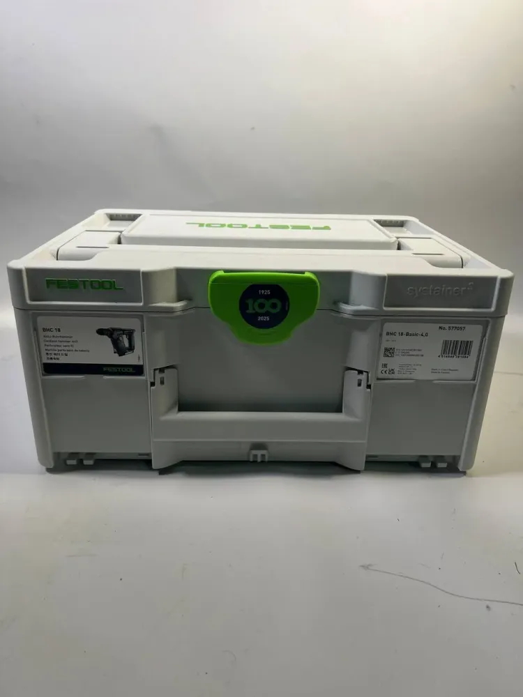 Festool BHC 18 Basic Tassellatore batteria 18V 25Nm / 1,8 J / SDS Plus / Brushless ( 576511 ) + Valigetta Systainer - senz...