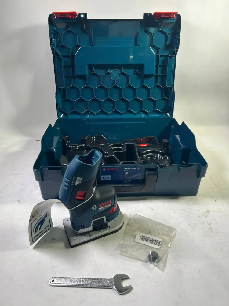 Bosch GKF 12V-8 Professional Rifilatore batteria valigetta L-Boxx - senza batteria, senza caricatore