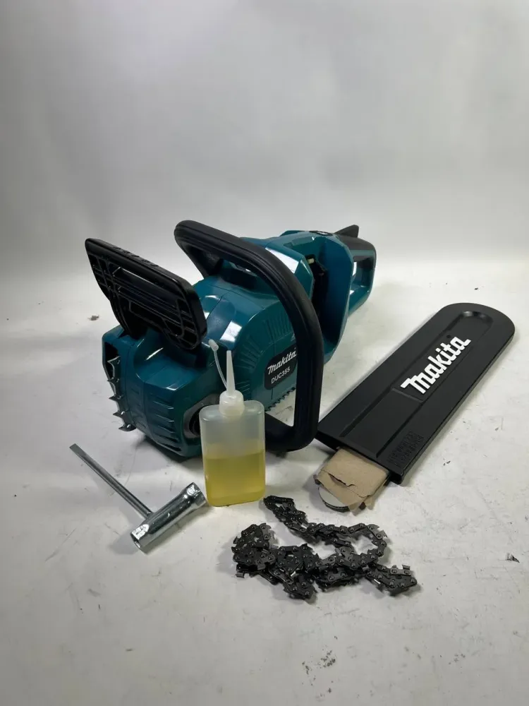 Makita DUC 355 Z Motosega batteria 36V (2x18V) Brushless 35 cm + Catena + Barra di guida - (senza batteria, senza caricatore)