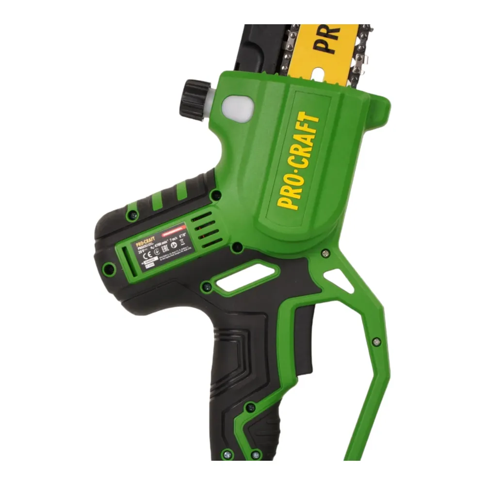 Motosega batteria Procraft PKA32Li 20 V 203 mm Brushless + 1x batteria 4,0 Ah + caricabatteria + valigetta