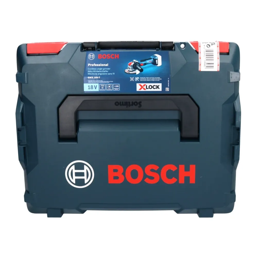 Bosch GWX 18V-7 Smerigliatrice angolare professionale batteria 18 V 125 mm Brushless X-LOCK + 1x batteria ricaricabile Pro...