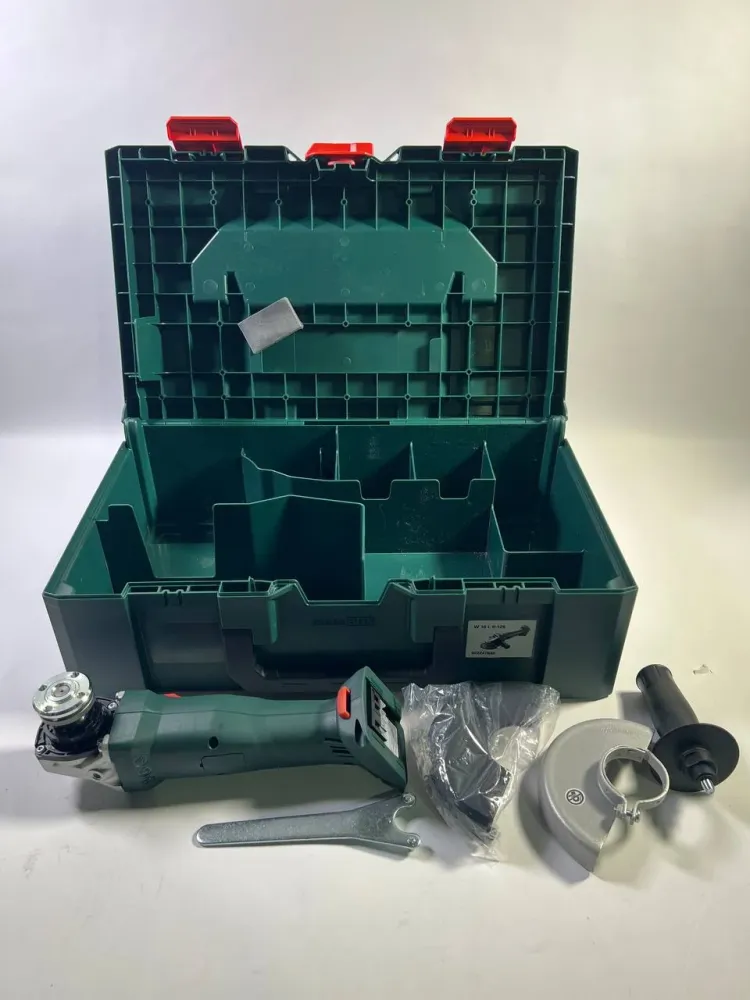 Metabo W 18 L 9-125 Smerigliatrice angolare batteria 18 V 125 mm + metaBOX (602247840) - senza batteria, senza caricabatterie
