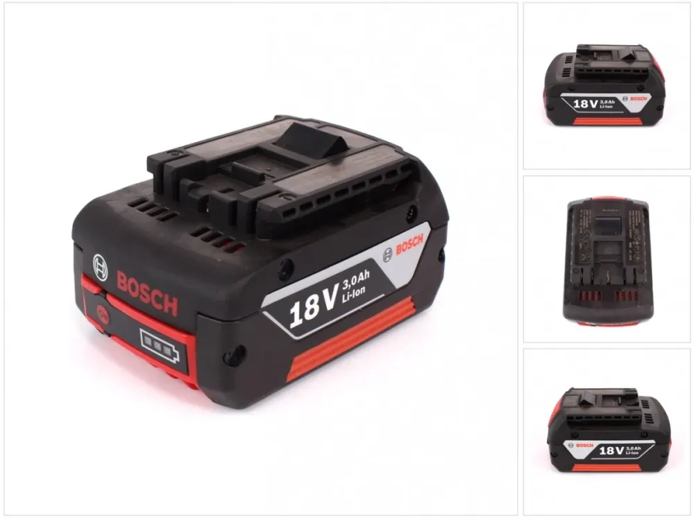 Bosch GBA 18 V 3 Ah / 3000 mAh Batteria Li-Ion scorrimento ( 1600Z00037 )