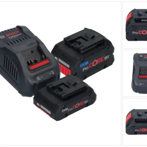 Starter kit Bosch 1x batteria ProCORE 18 V 5,5 Ah + 1x batteria ProCORE 18 V 4,0 Ah + caricatore GAL 1880 CV ( 1600A0214A )