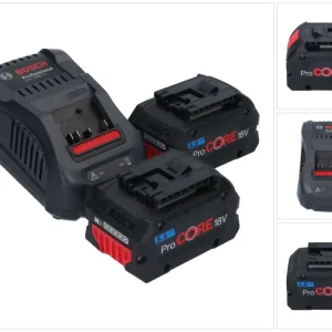 Starter kit Bosch 2x batteria ProCORE 18 V 5,5 Ah Professional + caricatore GAL 1880 CV ( 1600A0214C )