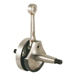 100030310 albero motore rms racing piaggio vespa fl 125cc 1989-1990 bilanciato, biella lucidata e gabbia rulli hq. cono gr...
