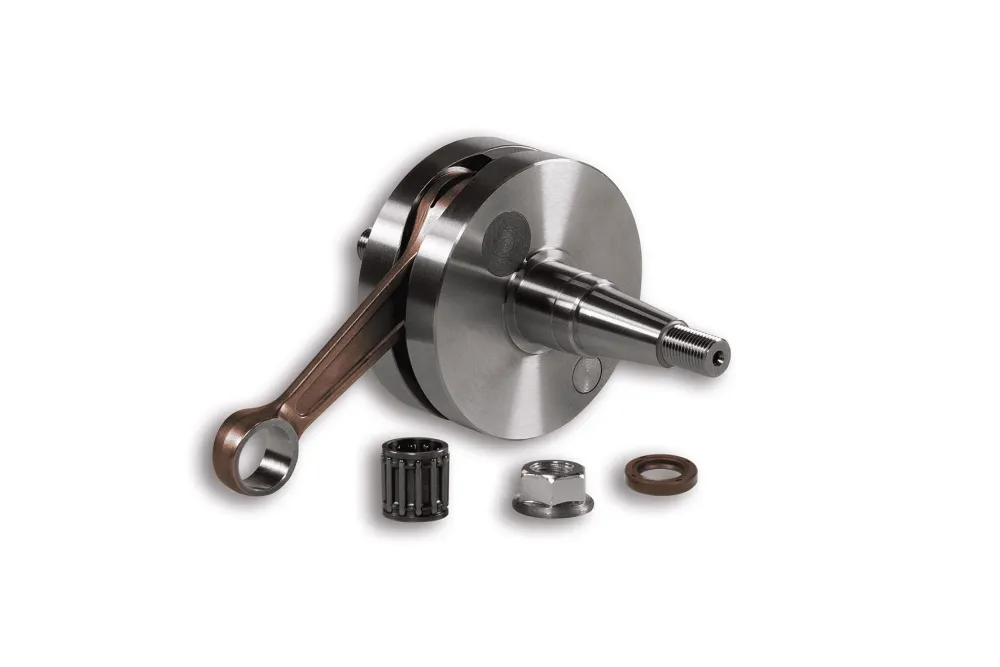 5316528 albero motore malossi vespa et3 primavera 125 2t biella 97 - sp. d. 15 corsa 51 mm - cono 20 -