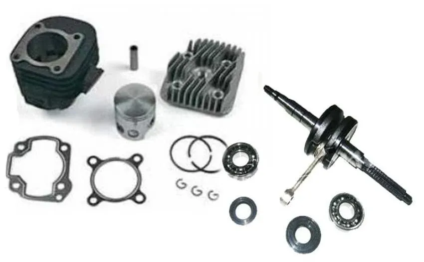 kt00087+im07059 kit dr cilindro albero cuscinetti paraoli 70cc minarelli orizontale