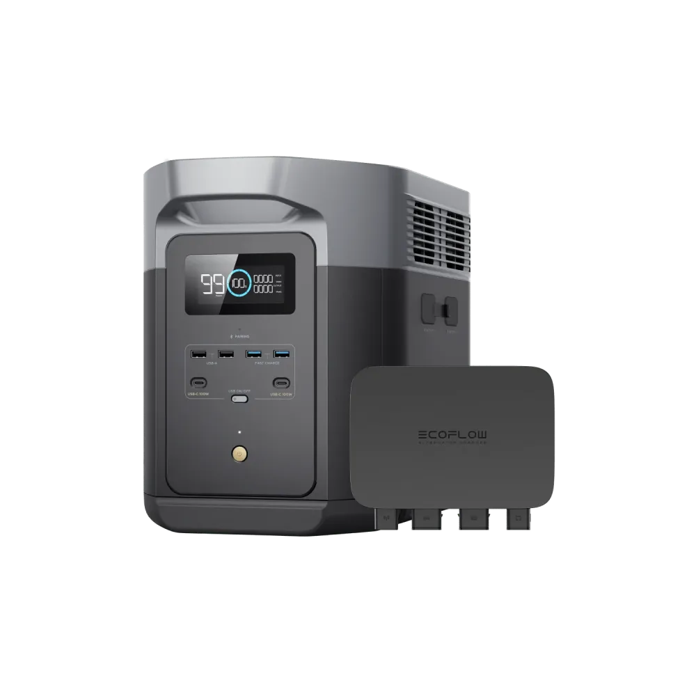 Caricabatterie per alternatore da 800 W EcoFlow + EcoFlow DELTA 2 Max