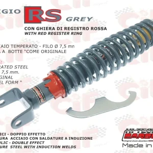 Ammortizzatore posteriore Carbone grigio Vespa 50-90-125 ET3