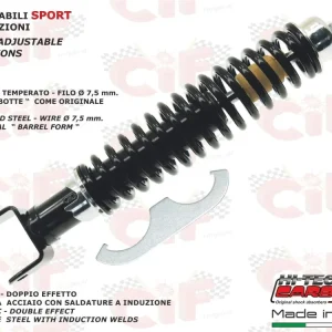 Ammortizzatore posteriore nero regolabile Vespa 50 Special - L N R - 125 ET3