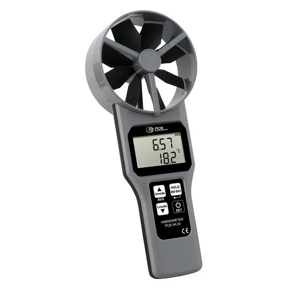 Anemometro PCE Instruments girante interna Ø: 100 mm PCE-VA 20 | Impermeabile e Antigelo