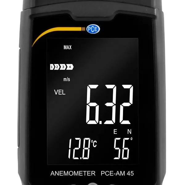 Precisione Professionale Anemometro PCE Instruments velocità del vento m/s PCE-AM 45