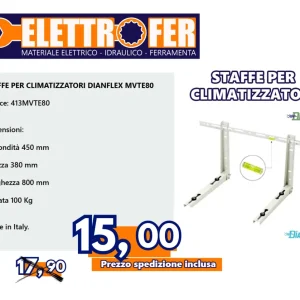 Ventilatore Meccanico STAFFE PER CLIMATIZZATORI DIANFLEX MVTE80