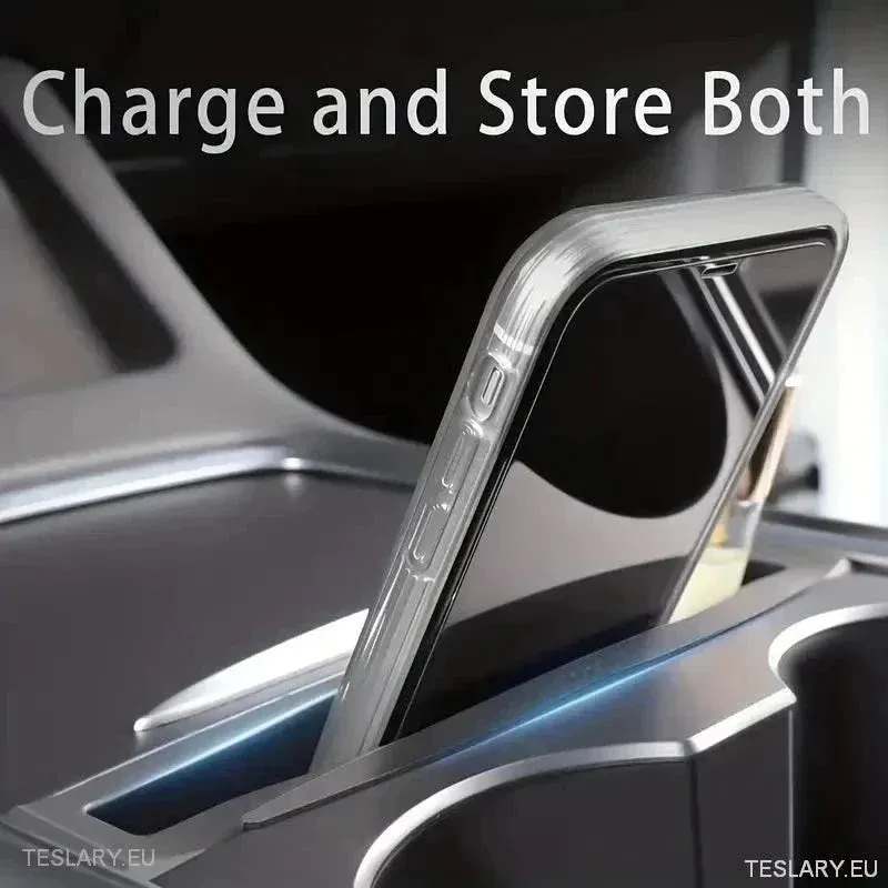 Organizzatore della console centrale e supporto per telefono per Tesla Modello 3/Y