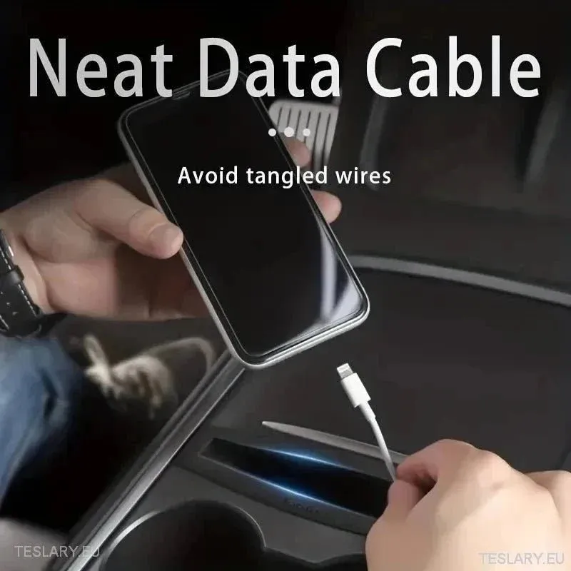 Organizzatore della console centrale e supporto per telefono per Tesla Modello 3/Y