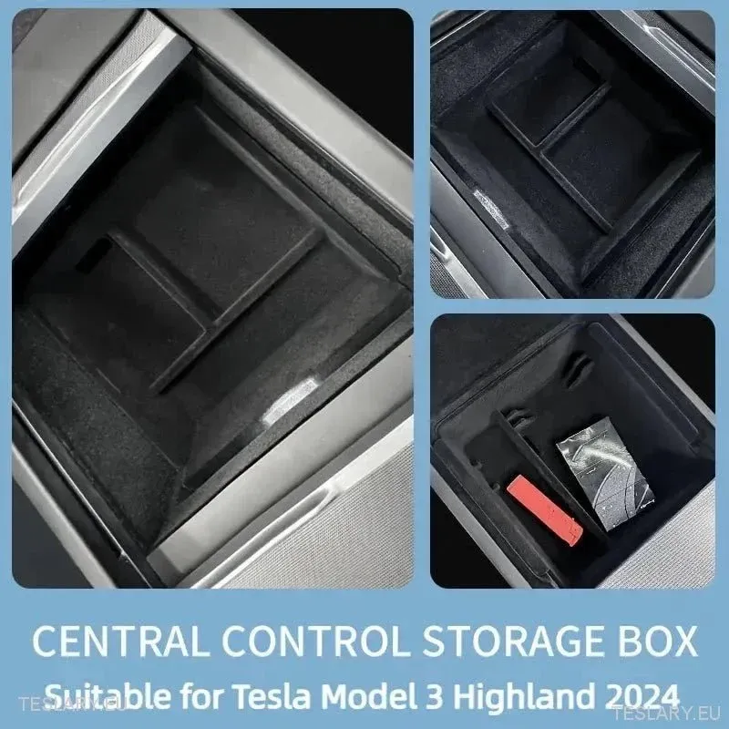 Tesla Model 3+ Highland Center Console Vassori anteriori e posteriori