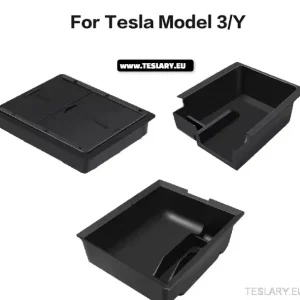 Tesla Modello 3/Y Accessori 4 pezzi Kit Center Console Organizer + Copertina per la privacy della fotocamera