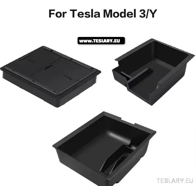 Tesla Modello 3/Y Accessori 4 pezzi Kit Center Console Organizer + Copertina per la privacy della fotocamera