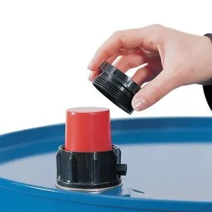 Indicatore di troppopieno DENIOS per bocchettoni da 2" e 3/4" con tappo vite separato 148-370