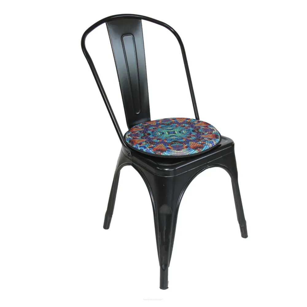 Arco Design UFO Seat Cushion Decorative Chair Cushion Made tenuta stagna Codura Fabric Ø 35 cm Round Seat Pad, Barcelona,...