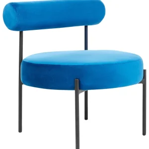 Armchair ALPHA velluto Navy Blue