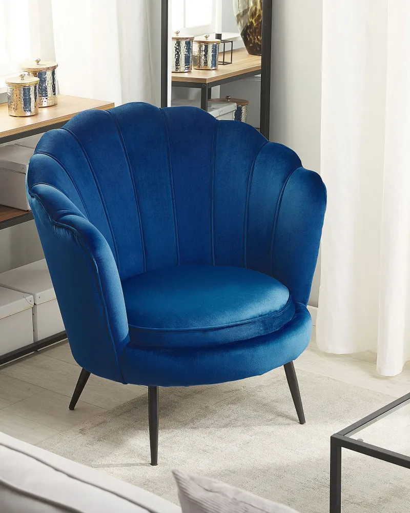 Armchair LOVIKKA Velluto Navy Blue