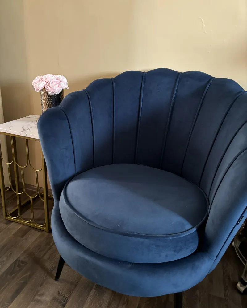 Armchair LOVIKKA Velluto Navy Blue