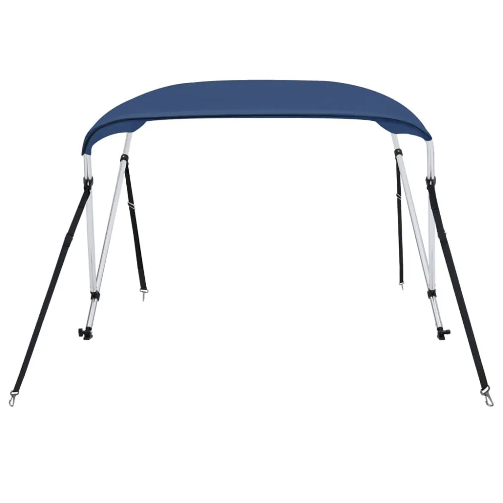 Bimini di Prua con Tendalino 2 Archi Blu Marino 150x120x110cm