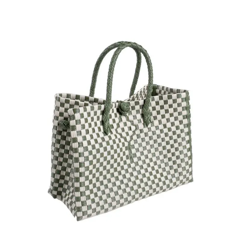Borsa Plastificata Bicolore