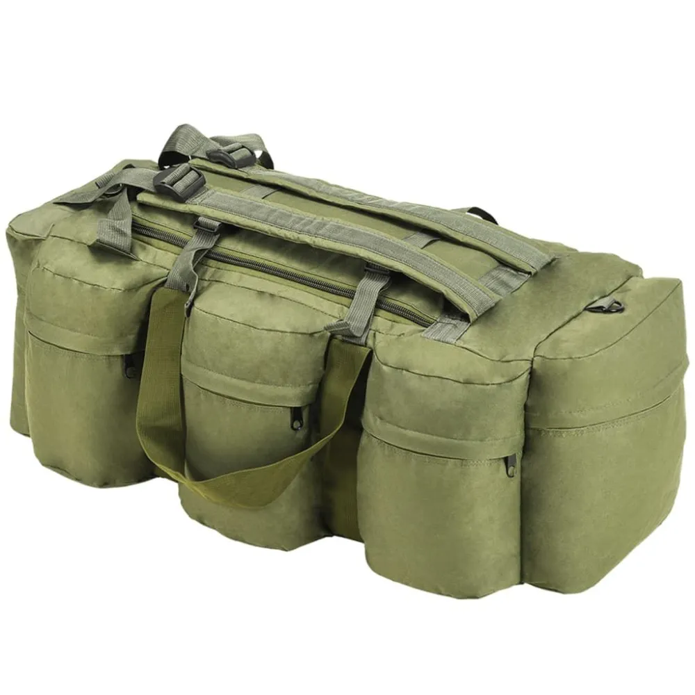 Borsone da Viaggio Stile Militare 3 1 90 L Verde Oliva