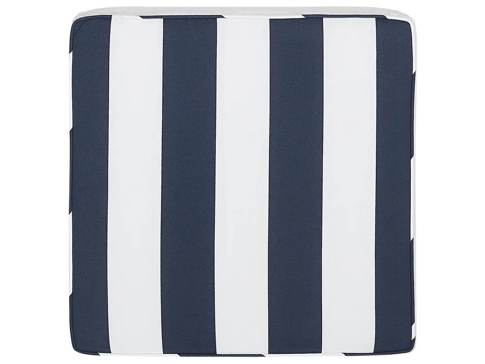 Cuscino blu navy righe per sedia SASSARI