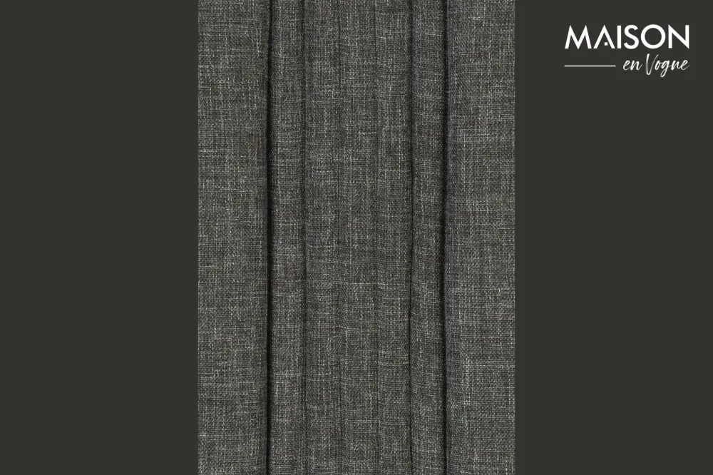 Cuscino tessuto grigio fosco Vondel Zuiver - 81cm