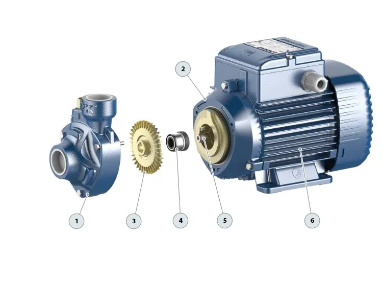 Elektropumpe Pedrollo PKm 60 PS 0,40 mit einphasigem Peripherlaufrad Sale